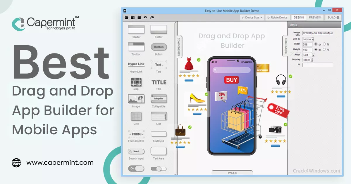 Doographics Mobile wallpaper Maker - drag, Drop & create